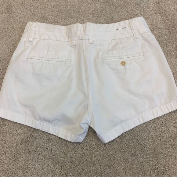 J.CREW white chino shorts size 4 - Picture 3 of 8
